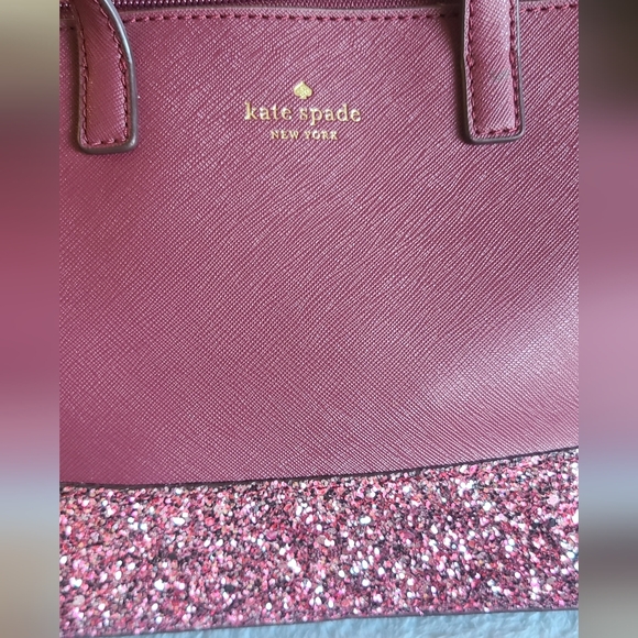 Kate Spade New York Greta Court Glitter Small Satchel Crossbody - Picture 2 of 11
